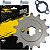 Pinhão de transmissão relação 14 dentes 520 CRF150 CRF230 XR200 CBX200 Strada Next250 com trava parafuso Durag - Imagem 1