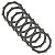 Kit jogo de disco de embreagem CB300 XRE300 NX400 Falcon XR400 Shadow600 - Imagem 1
