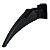 Paralama dianteiro B complemento Shineray Jet50 Avelloz AZ1 AZ125 Alfa preto - Imagem 4