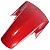 Paralama dianteiro A Shineray Jet50 Avelloz AZ1 AZ125 Alfa vermelho - Imagem 5