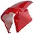 Paralama dianteiro A Shineray Jet50 Avelloz AZ1 AZ125 Alfa vermelho - Imagem 4