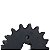 Pinhão de transmissão relação 17 428 YBR125 Factor XTZ125 CG125 Fan Titan Today XLR125 XLS125 XT225 TDM225 DT180 NX150 - Imagem 5