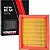 Filtro de ar CG125 CG150 Fan Titan 2009 a 2013 Pop100 Pop110 XRE190 NXR125 NXR150 NXR160 Bros AZ160 Xtreme Vedamotors - Imagem 1