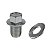 Bujão cárter óleo CG125 CG150 CG160 YBR125 CRF250F todos os modelos M12 12mm a 12,60mm cônico com arruela - Imagem 1
