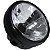 Farol completo YBR125 Factor 2009 a 2016 aro preto bloco globo optico - Imagem 3