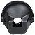 Farol completo YBR125 Factor 2009 a 2016 aro preto bloco globo optico - Imagem 2