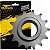 Pinhão de transmissão relação 13 dentes 428 YS250 FZ250 Fazer 2006 em diante XTZ250 Lander 07/08 com trava e porca Durag - Imagem 2