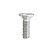 Parafuso cabeça chata sextavado interno allen inox A2 304 M8X25 rosca 1.25 - Imagem 1