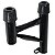 Protetor de motor carenagem modelo reforçado compacto YBR125 Factor 2009 a 2016 preto - Imagem 2