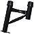 Protetor de motor carenagem modelo reforçado compacto YS150 Fazer YBR150 Factor preto - Imagem 3