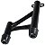 Protetor de motor carenagem modelo reforçado compacto YS150 Fazer YBR150 Factor preto - Imagem 5