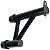 Protetor de motor carenagem modelo reforçado compacto YS150 Fazer YBR150 Factor preto - Imagem 2