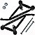 Protetor de motor carenagem modelo reforçado XRE300 2010 a 2022 preto - Imagem 1