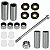 Eixo kit quadro elástico balança completo CG150 CG160 Fan Titan Start CBX150 CBX200 Strada porca buchas rolamentadas - Imagem 1