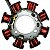 Estator gerador magneto completo YBR125 Factor XTZ125 2006 a 2010 Zouil - Imagem 4