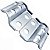 Abraçadeira braçadeira mangueira flexivel guia freio dianteiro CRF250 CRF250F XR250 Tornado com parafusos - Imagem 5