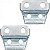 Abraçadeira braçadeira mangueira flexivel guia freio dianteiro CRF250 CRF250F XR250 Tornado com parafusos - Imagem 2