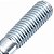 Prisioneiro parafuso do escape CG125 Fan Titan NXR125 NXR150 Bros XR200 NX200 CBX200 Strada CBX150 NX150 7x7x42 - Imagem 4