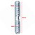 Prisioneiro parafuso do escape Biz110 Pop110 CRF110 8x8x50 - Imagem 2