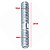 Kit prisioneiro parafuso do escape Biz125 CB1300 Sky125 8x8x24 com porca - Imagem 4