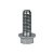 Parafuso sextavado M6X20 com flange (zincado) chave 10 - Imagem 3