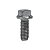 Parafuso sextavado M6X30 com flange (zincado) chave 10 - Imagem 1