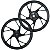 Par de rodas de alumínio liga leve freio a disco CG150 CG160 Fan Titan ESD EX rolamentos pé de galinha com parafusos - Imagem 2