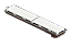 Ralo Linear Pvc Sifonado 50Cm Acab. Branco - 4224 - Ralo Linear - Imagem 1