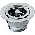 Válvula De Escoamento Para Cozinha 4.1/2" X 1.1/2" Com Cesta De Metal - B5831C5Crb - Celite - Imagem 1