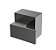 Acabamento Para Registro Base Deca - Linha Madrid - Cinza - Wj-4916-Md-Cz - Jiwi - Imagem 1