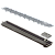 Elleve - Ralo Linear Versatile Tampa Oculta 75Cm - 4257 - Ralo Linear - Imagem 1