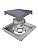 Ralo Linear Elleve Square Tampa Inox 15 x 15 cm - 210 - Imagem 5