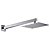 Ducha Slim Com Haste Quadrado - Wj-Dhs-20-Q-Cr - Jiwi - Imagem 1
