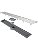 Ralo Linear Elleve Smart Tampa Oculta 60 Cm - Imagem 1