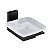Saboneteira C/ Vidro - Black - Wj-2011-Md-Bl - Jiwi - Imagem 1