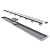 ELLEVE - RALO LINEAR ROYAL - TAMPA INOX 80CM - 116 - RALO LINEAR - Imagem 1
