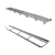 Elleve - Ralo Linear Infinity Pvc Tampa Oculta 120Cm - 469 - Ralo Linear - Imagem 1