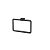 Porta Toalha De Rosto - Black - Wj-2050-Mo-Bl - Jiwi - Imagem 1