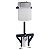 Porta Toalha De Rosto 30Cm - Black - Wj-2051-Md-Bl - Jiwi - Imagem 2