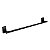 Porta Toalha Linear 60 Cm - Black - Wj-2040-Md-Bl - Jiwi - Imagem 1