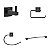 Kit Acessorios 4 Pecas New Elite Cromado - B5001E8Cr0 - Celite - Imagem 1