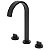 Misturador Para Lavatorio De Mesa 3 Furos Bica Alta Com Valvula De Escoamento Flow Preto Matte - B5010F3R0B - Celite - Imagem 1