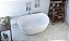 Banheira Olinda - Duramatt Fosco Acetinado Branco - Valvula Click Preto Fosco - Sbbf00501010103 - Sabbia - Imagem 1