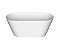 Banheira Alagoas - Duramatt Fosco Acetinado Branco - Sifao Externo Dourado - Sbbf01001010202 - Sabbia - Imagem 1