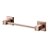 Porta-Toalhas Rosto Square Cobre Escovado - 00388469 - Docol - Imagem 1