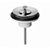 Válvula De Saída D'Água Universal Com Tampa De Metal Docol Luxo - 00444306 - DOCOL - Imagem 1