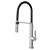 Monocomando Doc Inox Escovado Com Mangueira Na Cor Preta - 006957Bi - Docol - Imagem 2