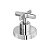 Acabamento Para Registro Base Fabrimar 1/2" E 3/4" Invicta - 00723606 - Docol - Imagem 1