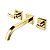 Misturador Para Banheiro De Parede Docol Stillo Ouro Polido - 00832443 - Docol - Imagem 1
