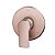 Acabamento Monocomando Para Chuveiro Baixa Pressão 1/2" Argon Cobre Escovado - 00848669 - Docol - Imagem 1